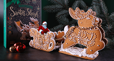Sugar biscuits «Santa’s Sleigh»