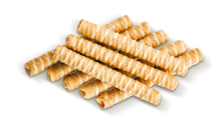 Rolls with baked milk flavour